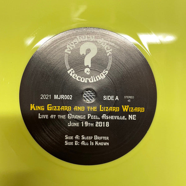 King Gizzard And The Lizard Wizard - Live In Asheville '19 (COLOR VINYL 2xLP) | USED - ROCK / USED *NEAR MINT*