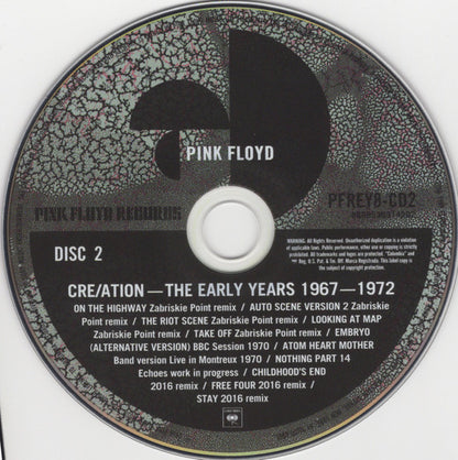 Cre/ation (The Early Years 1967-1972) (2xCD) | Near Mint (NM) Near Mint- (NM-) - ROCK / USED *NEAR MINT*