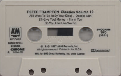 Peter Frampton - Classics Volume 12 *CASSETTE* | Near Mint (NM) Near Mint (NM) - ROCK / USED *NEAR MINT*