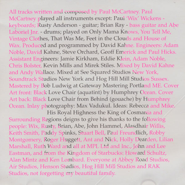 Paul McCartney - Memory Almost Full *CD* | Near Mint (NM) Near Mint (NM) - ROCK / USED *NEAR MINT*