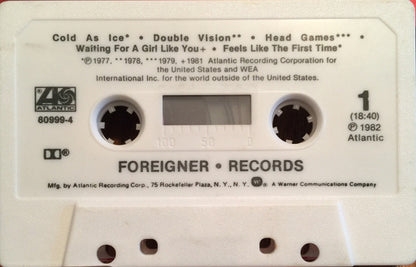 Foreigner - Records *CASSETTE* | Near Mint (NM) Near Mint (NM) - ROCK / USED *NEAR MINT*