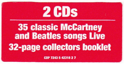 Paul McCartney - Back In The U.S. *CD* | - ROCK / USED *NEAR MINT*