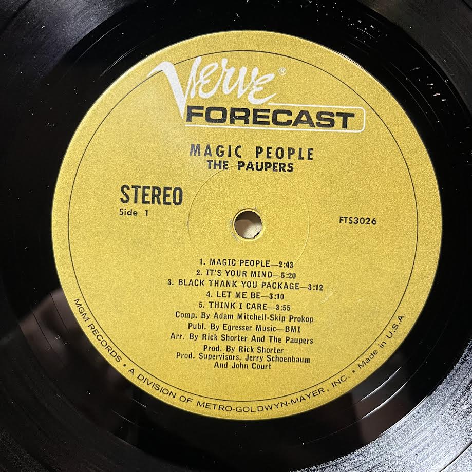 Magic People (VINYL) | Near Mint (NM) Very Good Plus (VG+) - ROCK / USED *NEAR MINT*