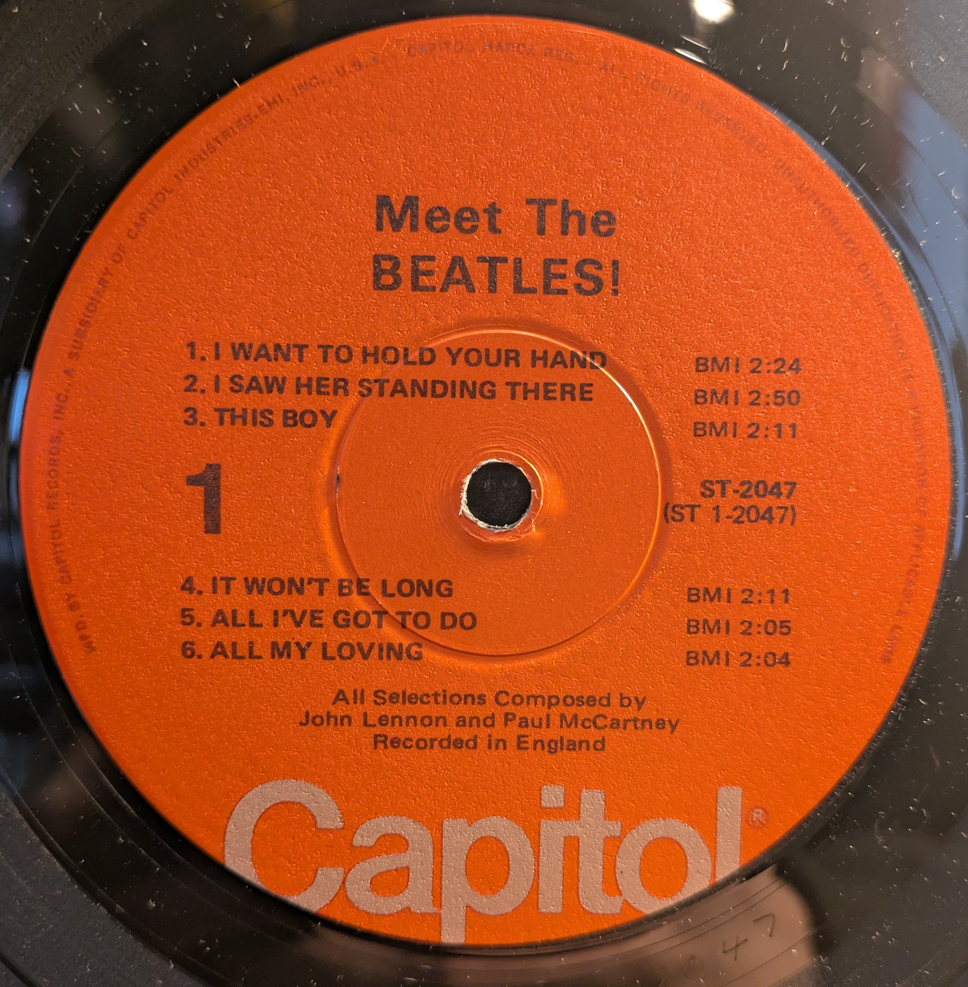 Meet The Beatles! (VINYL)(WINCHESTER REISSUE) | Near Mint (NM) Excellent+ (EX+) - ROCK / USED *NEAR MINT*