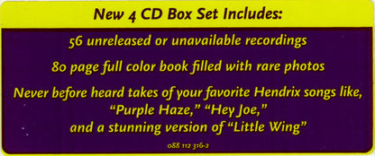 The Jimi Hendrix Experience (4xCD VELVET BOX) | Near Mint (NM or M-) Near Mint (NM or M-) - ROCK / USED *NEAR MINT*