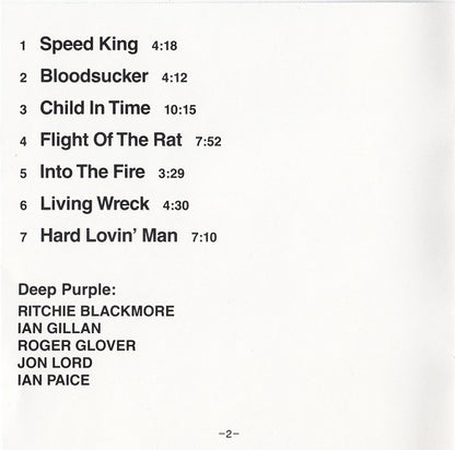 In Rock (CD) | Near Mint (NM) Excellent (EX) - ROCK / USED *NEAR MINT*