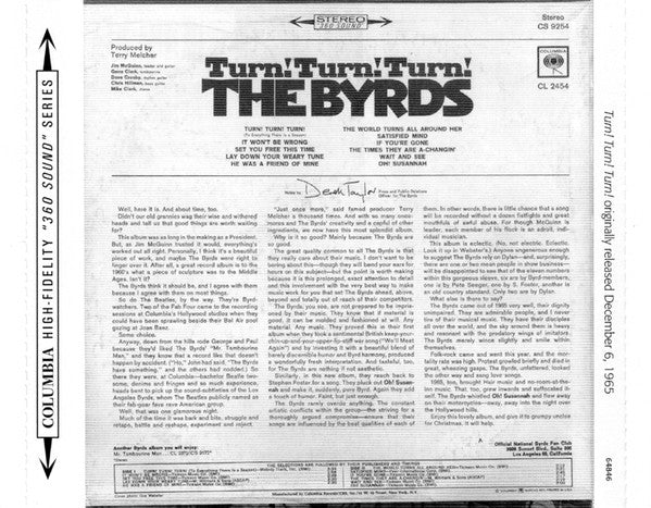 The Byrds - Turn! Turn! Turn! (CD) | USED - ROCK / USED *NEAR MINT*