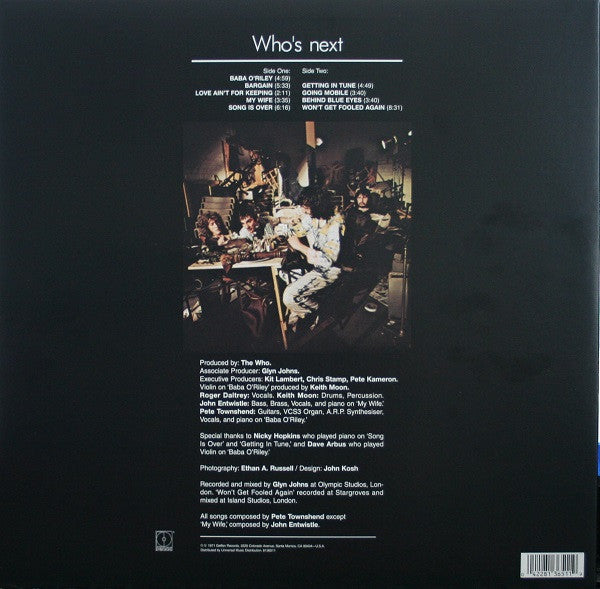 Who's Next (VINYL) | - ROCK / USED *NEAR MINT*