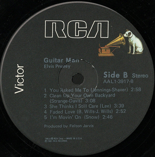Elvis Presley - Guitar Man *INDIANAPOLIS* | Near Mint (NM) Near Mint (NM) - ROCK / USED *NEAR MINT*