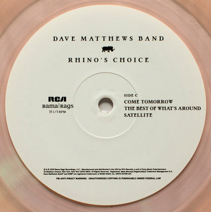 Dave Matthews Band - Rhino's Choice *TARGET/ROSE COLOR* | Near Mint (NM) Near Mint (NM) - ALT/INDIE / USED *NEAR MINT*