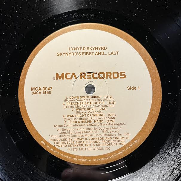 Skynyrd's First And... Last (VINYL) | Near Mint (NM) Near Mint (NM) - ROCK / USED *NEAR MINT*