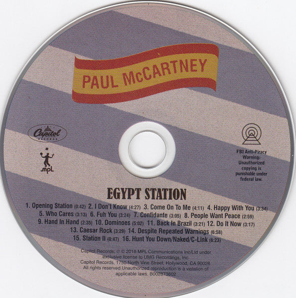 Egypt Station (Explorer's Edition) (CD) | Near Mint (NM) Near Mint (NM) - ROCK / USED *NEAR MINT*