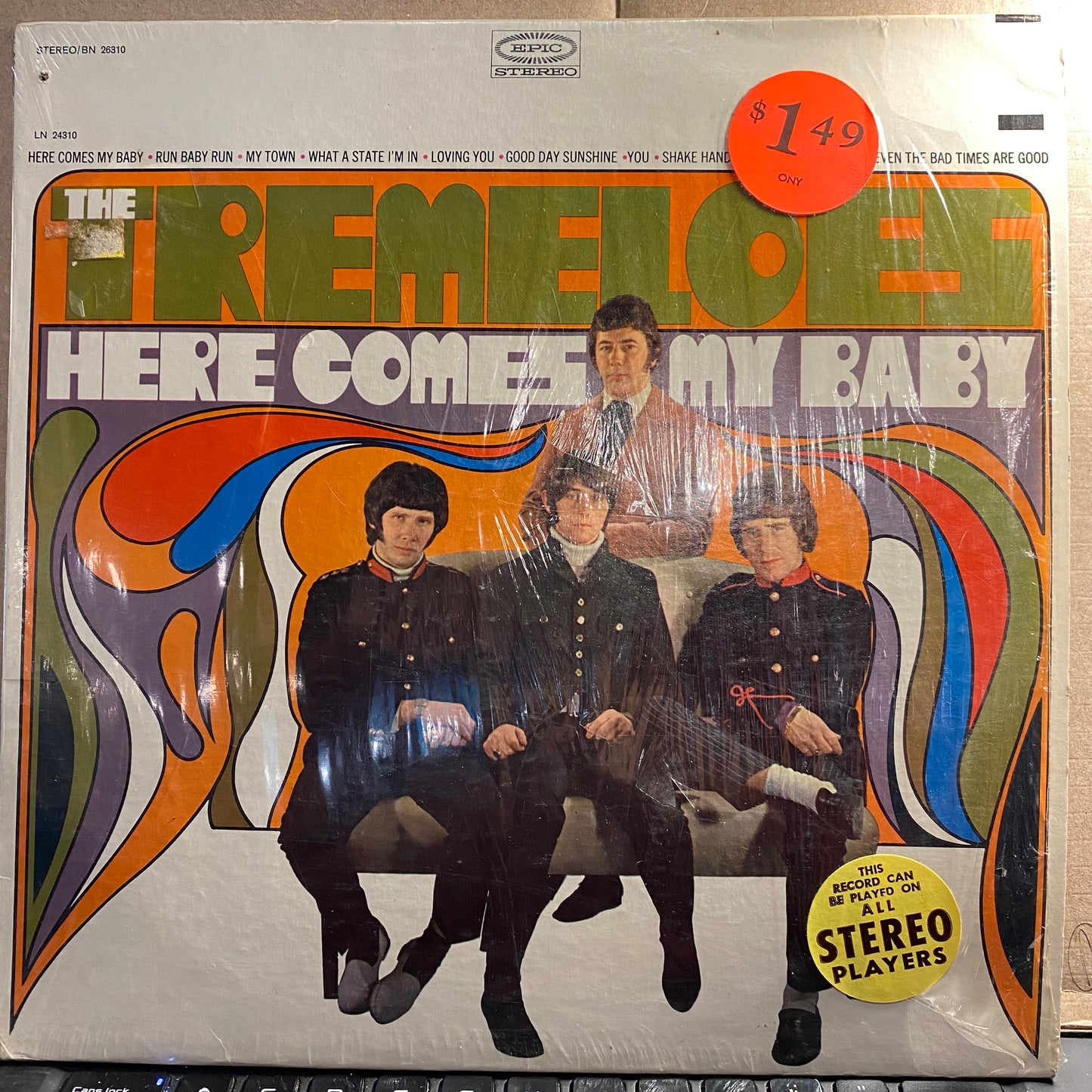 The Tremeloes Here Comes My Baby *TERRE HAUTE* LP Near Mint (NM or M-) Near Mint (NM or M-)