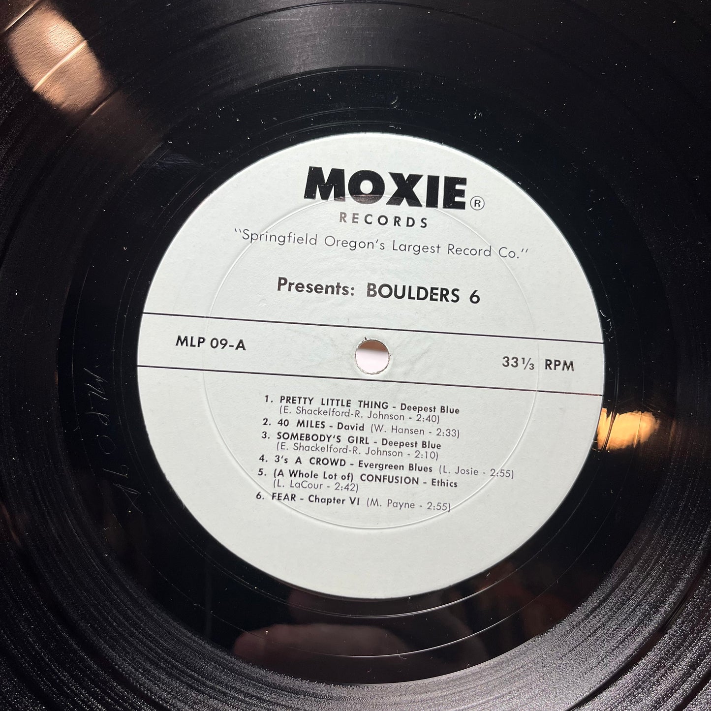 Boulders Vol 6 (13 Boss Cuts) (VINYL) | Near Mint (NM) Very Good Plus (VG+) - ROCK / USED *NEAR MINT*