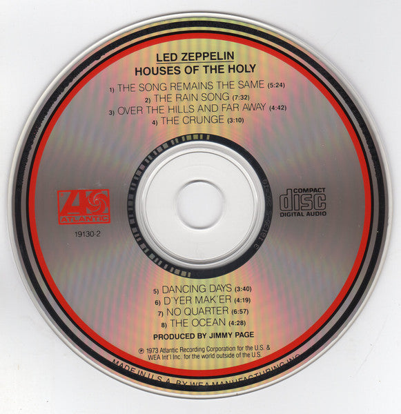 Houses Of The Holy (CD) | Near Mint (NM or M-) Near Mint (NM or M-) - ROCK / USED *NEAR MINT*