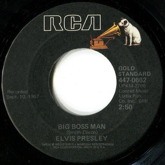 Elvis Presley - Big Boss Man | Near Mint (NM) Near Mint (NM) - ROCK / USED *NEAR MINT*