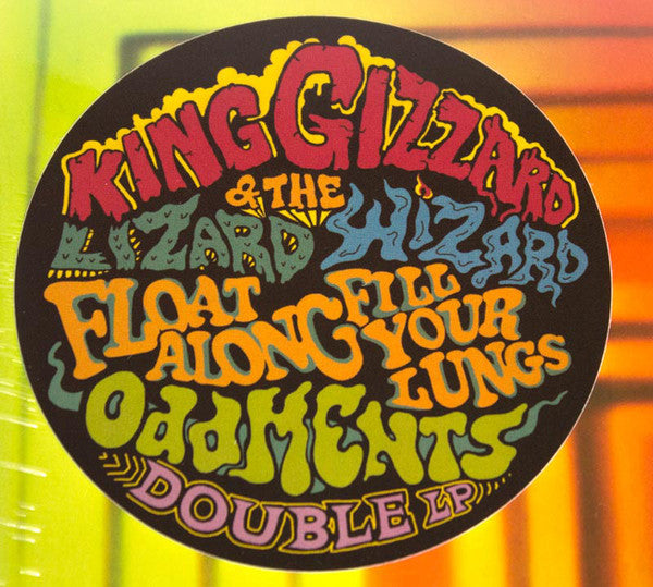 King Gizzard And The Lizard Wizard - Float Along - Fill Your Lungs / Oddments (YELLOW & BLUE W SLOTCHES VINYL 2xLP) | USED - ROCK / USED *NEAR MINT*