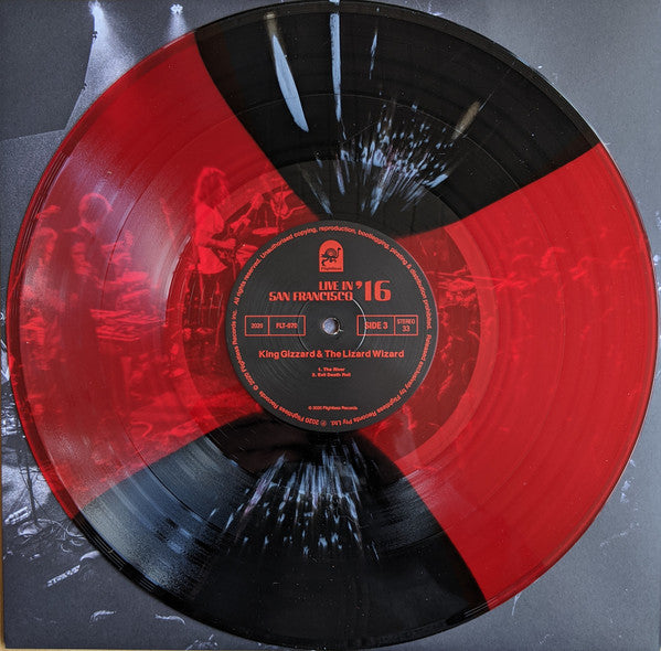 King Gizzard And The Lizard Wizard - Live In San Francisco '16 (RED BLACK SPLIT SPLATTER VINYL 2xLP) | USED - ROCK / USED *NEAR MINT*