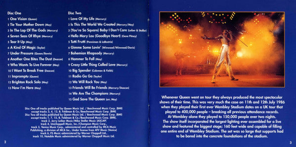 Queen - Live At Wembley '86 (2xCD) | Near Mint (NM) Excellent+ (EX+) - ROCK / USED *NEAR MINT*
