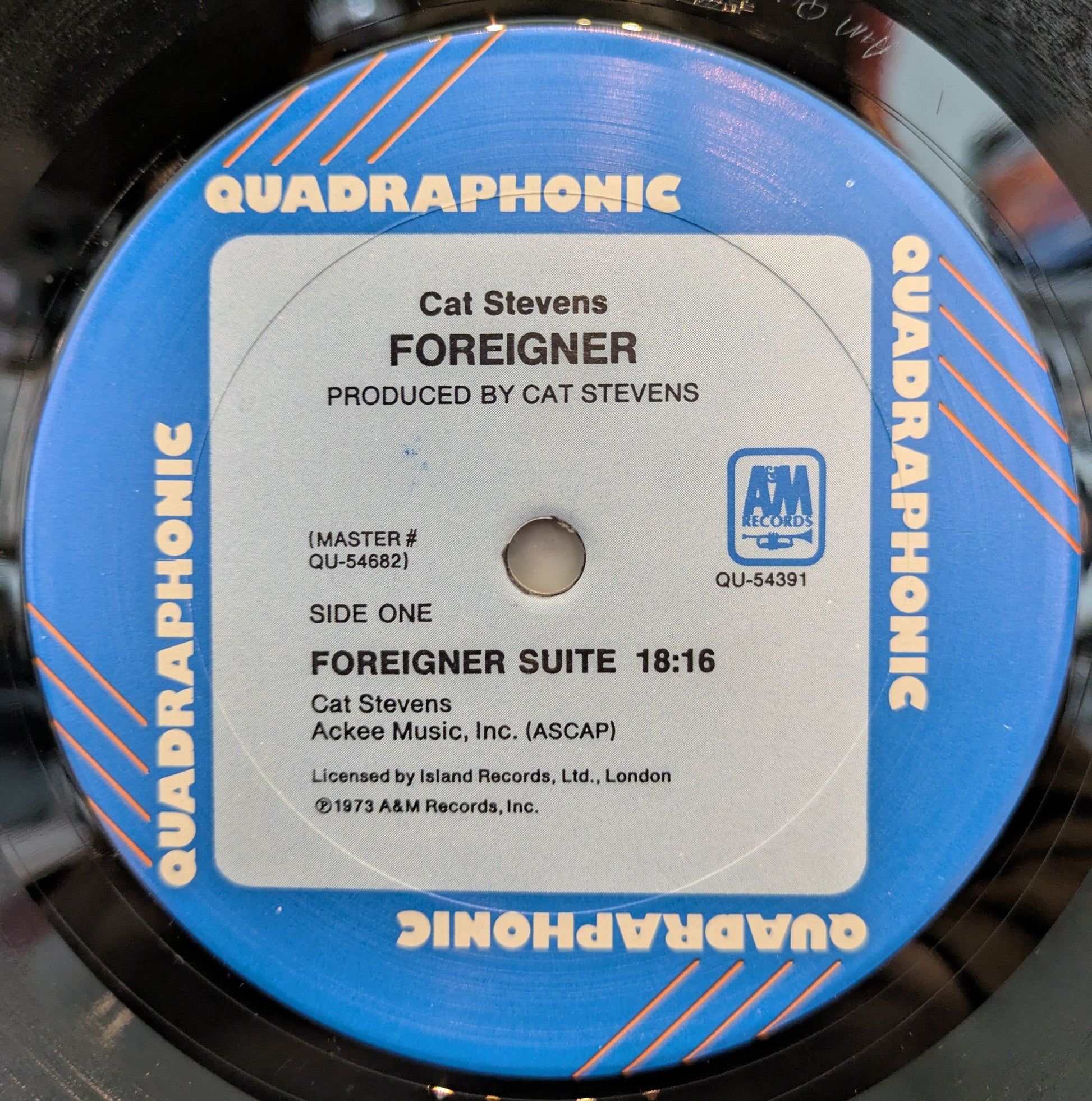 Foreigner (QUADRAPHONIC VINYL) | Near Mint (NM) Excellent (EX) - ROCK / USED *NEAR MINT*