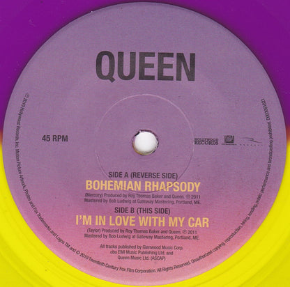 Bohemian Rhapsody / I'm In Love With My Car (7") | Near Mint (NM) Mint (M) - ROCK / USED *NEAR MINT*