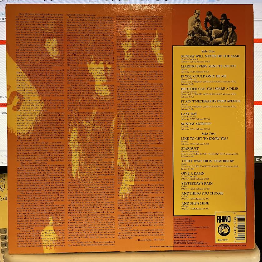 Spanky & Our Gang - The Best Of | Near Mint (NM) Excellent+ (EX+) - ROCK / USED *NEAR MINT*