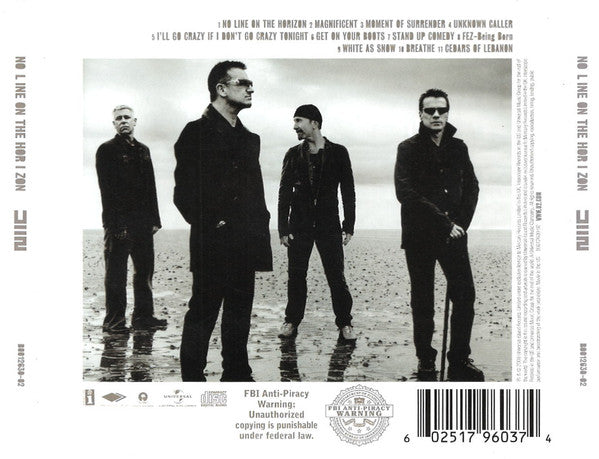 No Line On The Horizon (CD) | Near Mint (NM) Near Mint (NM) - ROCK / USED *NEAR MINT*