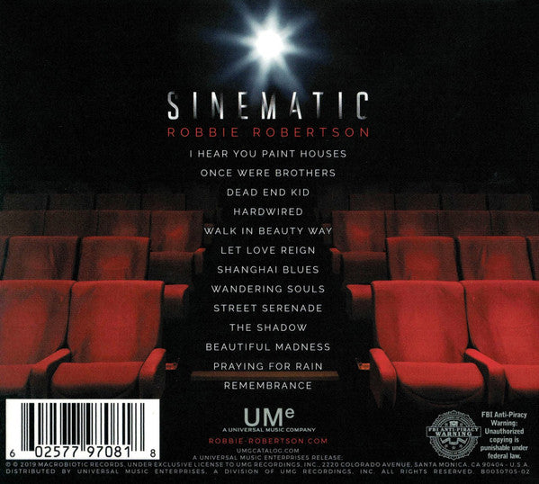 Sinematic (CD) | Near Mint (NM) Near Mint (NM) - ROCK / USED *NEAR MINT*