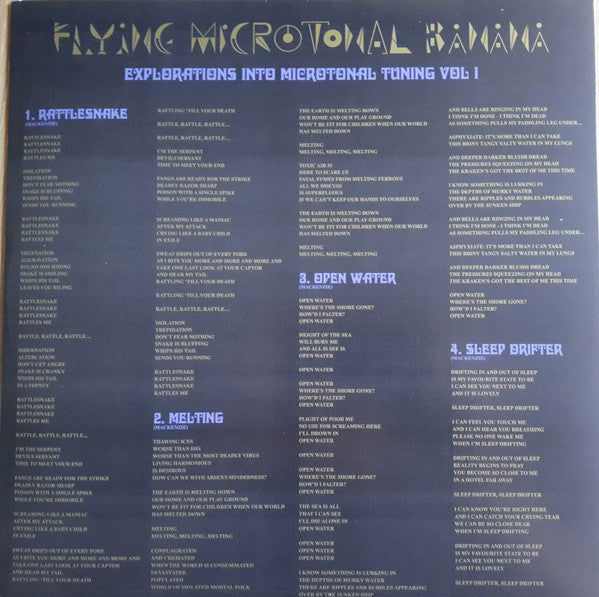 King Gizzard And The Lizard Wizard - Flying Microtonal Banana (Explorations Into Microtonal Tuning Volume 1)(YELLOW VINYL LP) | USED - ROCK / USED *NEAR MINT*