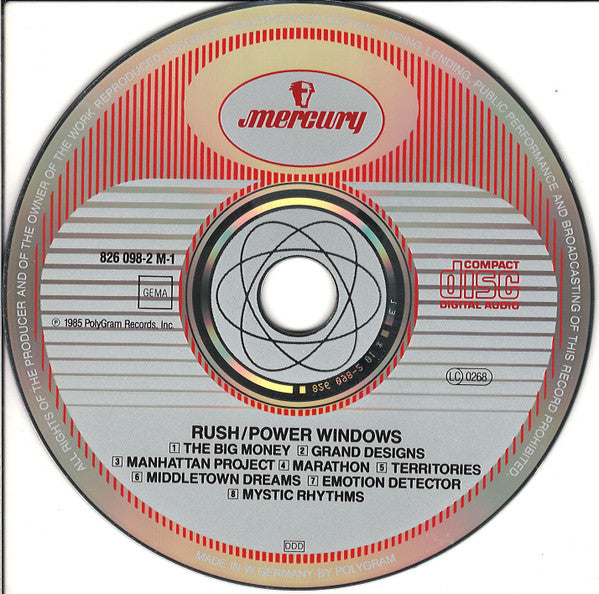 Power Windows (CD) | Near Mint (NM) Near Mint (NM) - ROCK / USED *NEAR MINT*