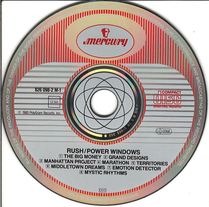 Power Windows (CD) | Near Mint (NM) Near Mint (NM) - ROCK / USED *NEAR MINT*