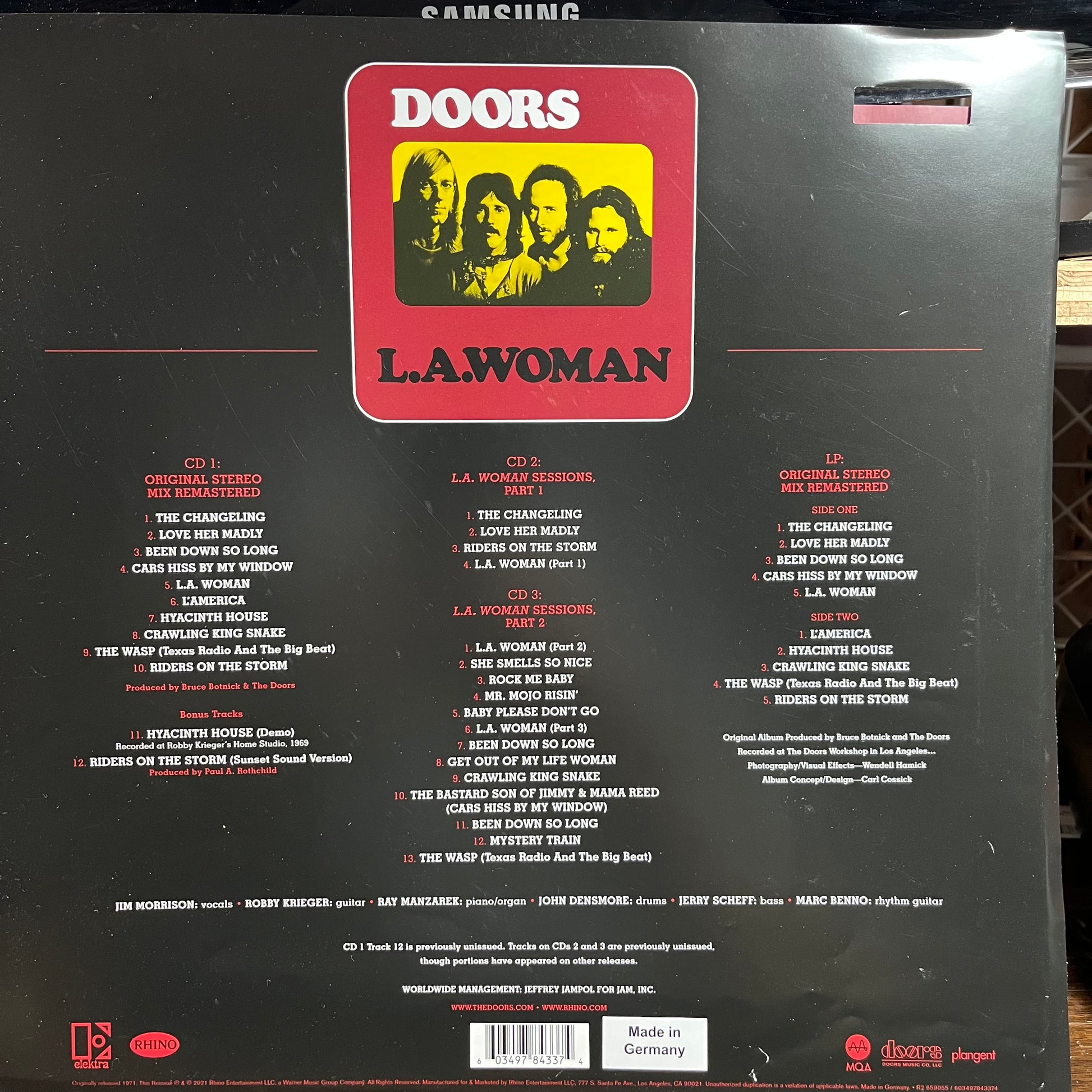 L.A. Woman (VINYL & 3xCD) | Near Mint (NM) Near Mint (NM) - ROCK / USED *NEAR MINT*