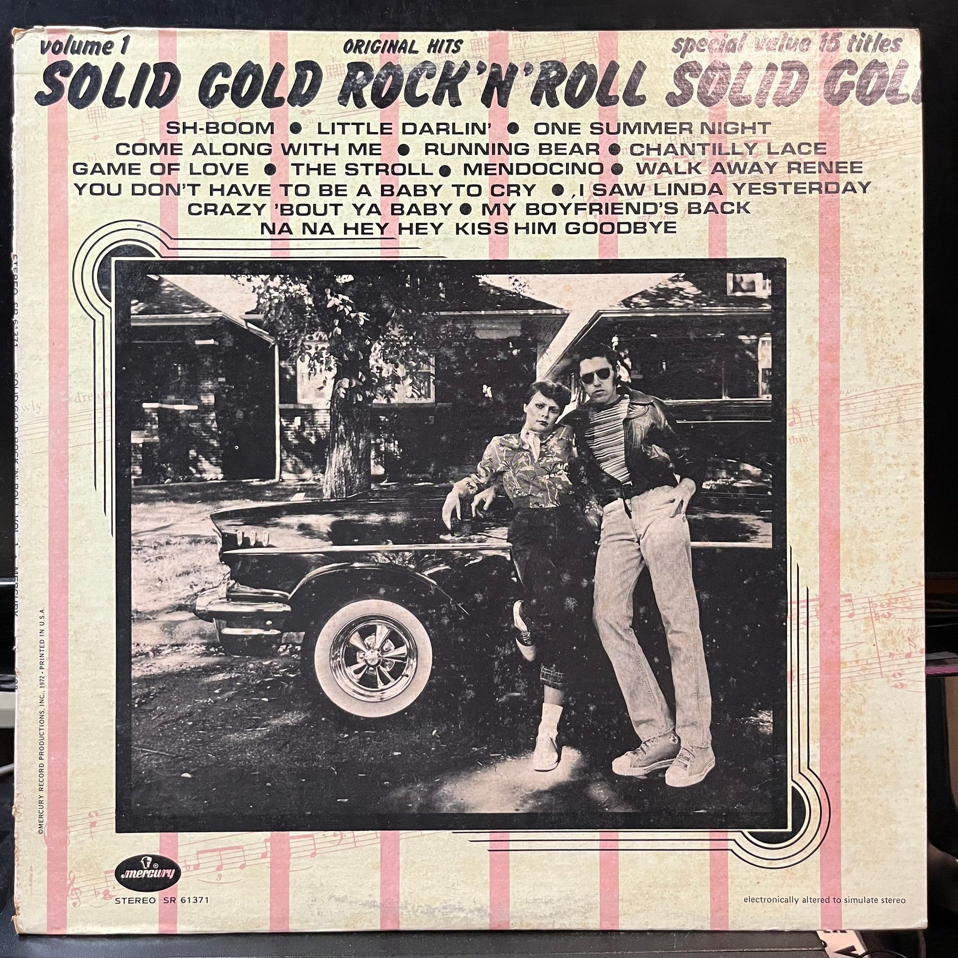 Various - Solid Gold Rock 'N' Roll Volume 1 (VINYL LP MERCURY SR 61371) | Near Mint (NM or M-) Very Good Plus (VG+) - ROCK / USED *NEAR MINT*