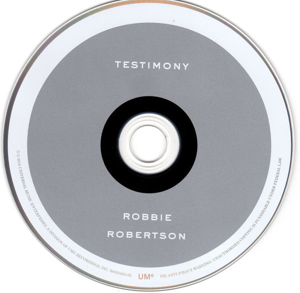 Robbie Robertson - Testimony (CD) | Near Mint (NM) Near Mint (NM) - ROCK / USED *NEAR MINT*