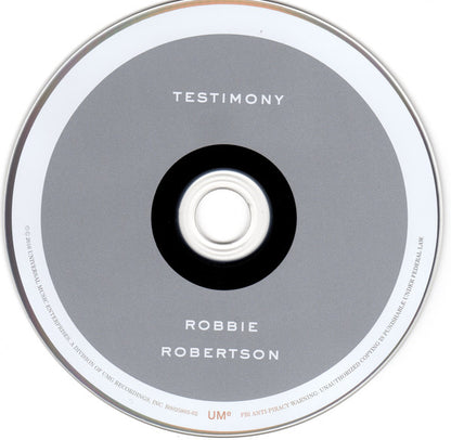 Robbie Robertson - Testimony (CD) | Near Mint (NM) Near Mint (NM) - ROCK / USED *NEAR MINT*