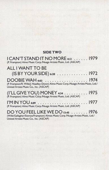 Peter Frampton - Classics Volume 12 *CASSETTE* | Near Mint (NM) Near Mint (NM) - ROCK / USED *NEAR MINT*