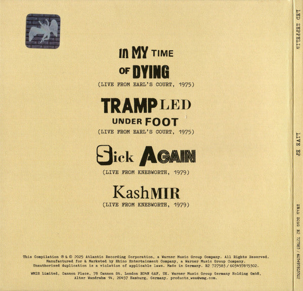Live EP (CD) | Near Mint (NM or M-) Near Mint (NM or M-) - ROCK / USED *NEAR MINT*