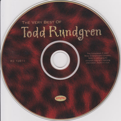 The Very Best Of Todd Rundgren (CD) | Near Mint (NM) Excellent (EX) - ROCK / USED *NEAR MINT*