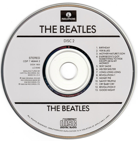 The Beatles (2xCD) | Near Mint (NM or M-) Near Mint (NM or M-) - ROCK / USED *NEAR MINT*