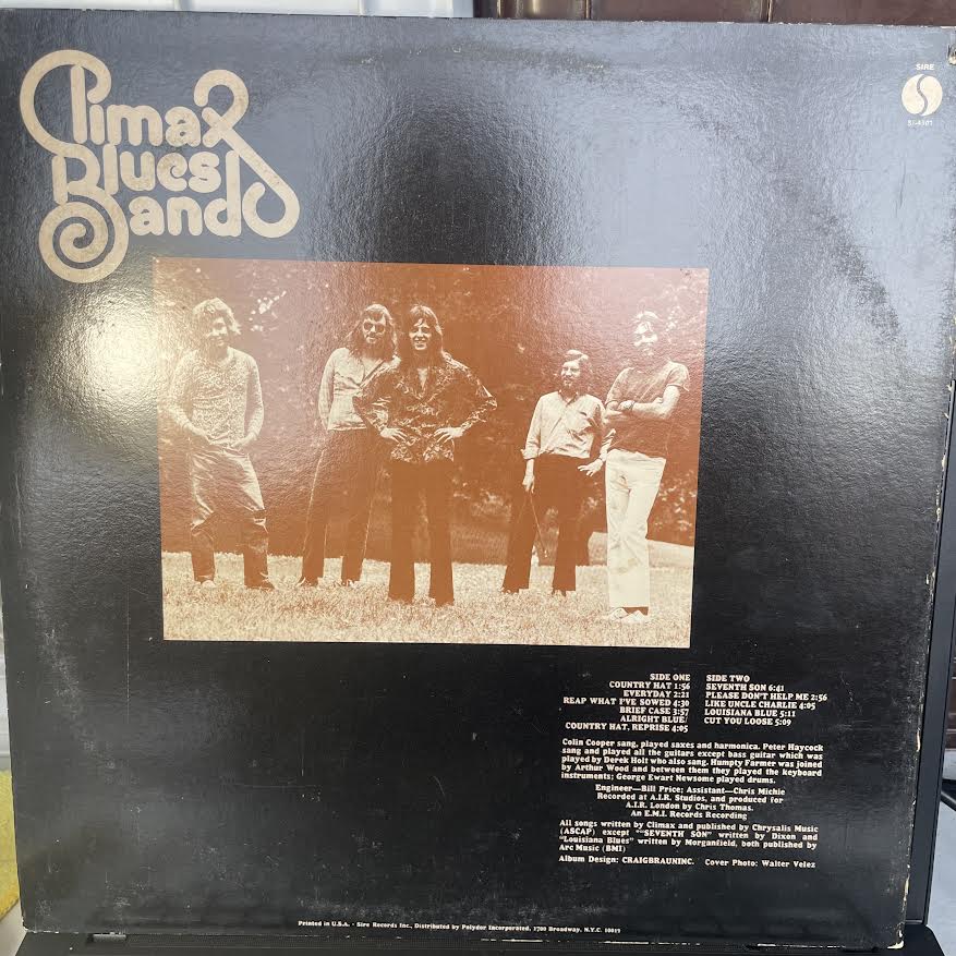 Climax Blues Band (VINYL) | Near Mint (NM) Very Good Plus (VG+) - ROCK / USED *NEAR MINT*