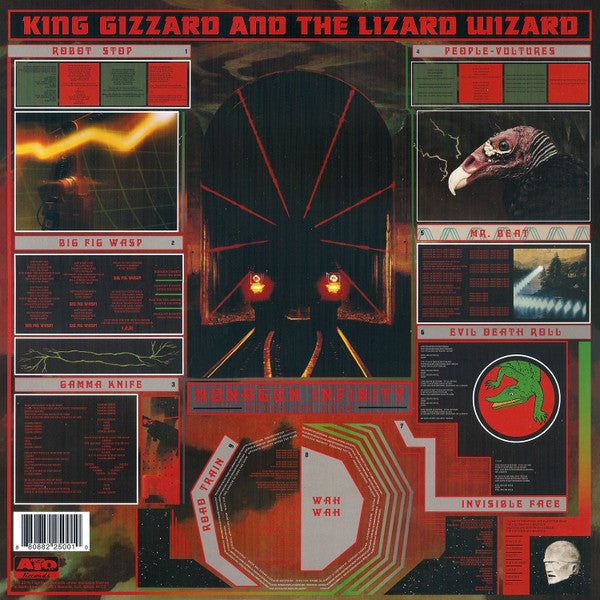 King Gizzard And The Lizard Wizard - Nonagon Infinity (GREEN W BLACK SPLATTER VINYL LP) | USED - ROCK / USED *NEAR MINT*