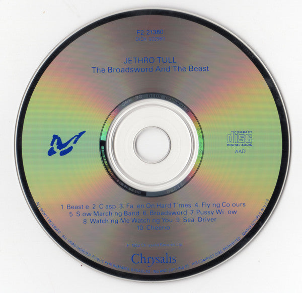 The Broadsword And The Beast (CD) | Near Mint (NM) Near Mint (NM) - ROCK / USED *NEAR MINT*
