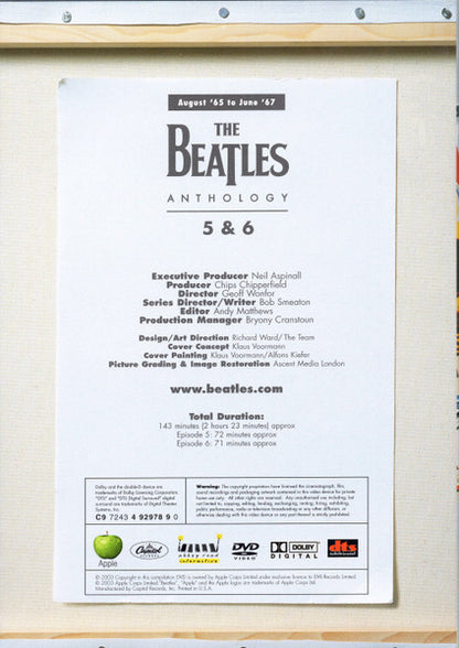 Anthology (DVD BOX - MISSING DISC 1) | - ROCK / USED *NEAR MINT*