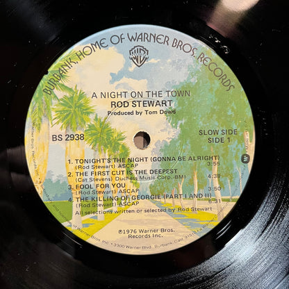 Rod Stewart - A Night On The Town (VINYL LP WARNER BROS. BS 2938 1976) | Near Mint (NM or M-) Excellent (EX) - ROCK / USED *NEAR MINT*