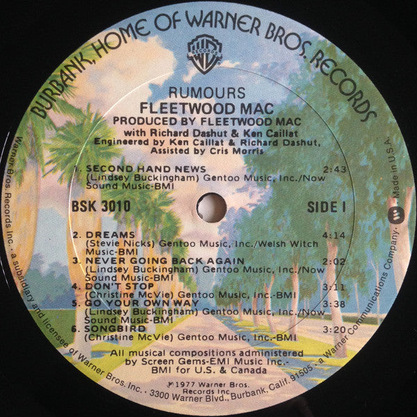 Fleetwood Mac - Rumours (VINYL) | Near Mint (NM or M-) Very Good Plus (VG+) - ROCK / USED *NEAR MINT*