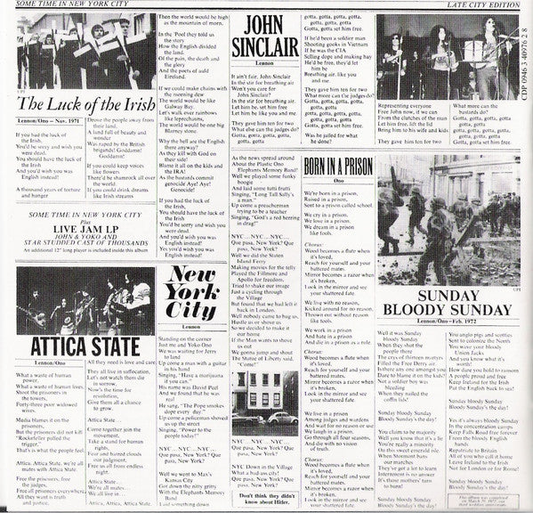 John Lennon & Yoko Ono - Some Time In New York City *CD* | Near Mint (NM) Near Mint (NM) - ROCK / USED *NEAR MINT*