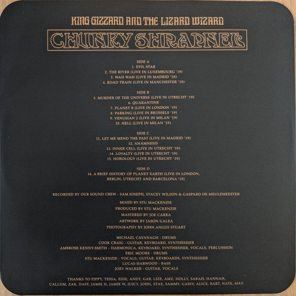 King Gizzard And The Lizard Wizard - Chunky Shrapnel (COPPER NITRATE VINYL 2xLP) | USED - ROCK / USED *NEAR MINT*