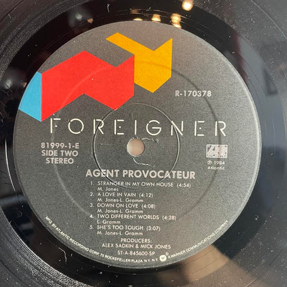 Foreigner - Agent Provocateur (VINYL) | Near Mint (NM) Near Mint (NM) - ROCK / USED *NEAR MINT*
