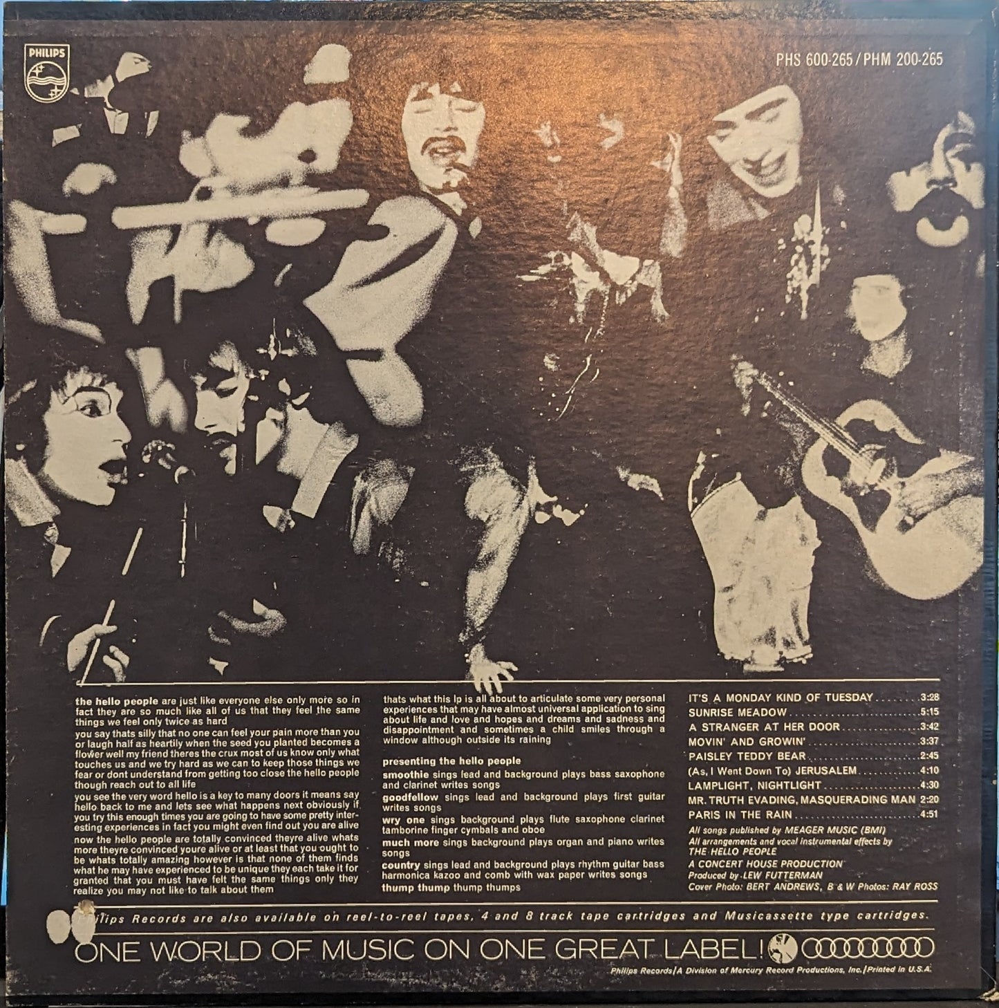 Hello People - The Hello People *STEREO* | Near Mint (NM) Near Mint (NM) - ROCK / USED *NEAR MINT*
