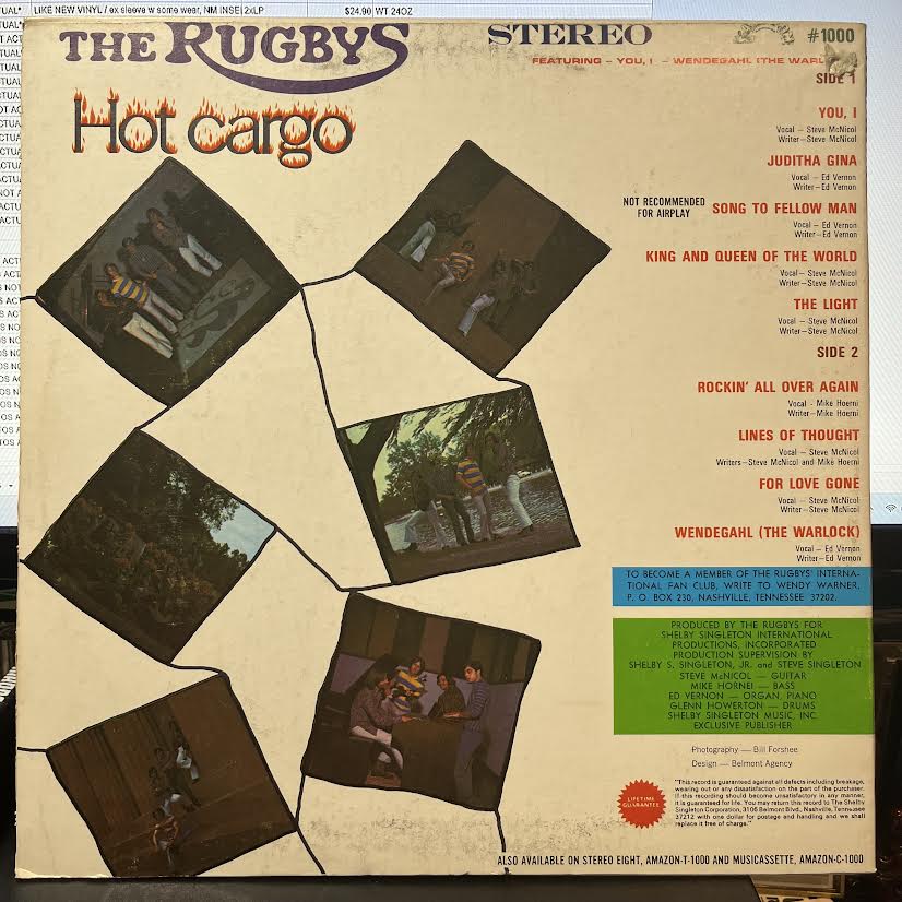 Hot Cargo (VINYL) | Near Mint (NM) Near Mint- (NM-) - ROCK / USED *NEAR MINT*